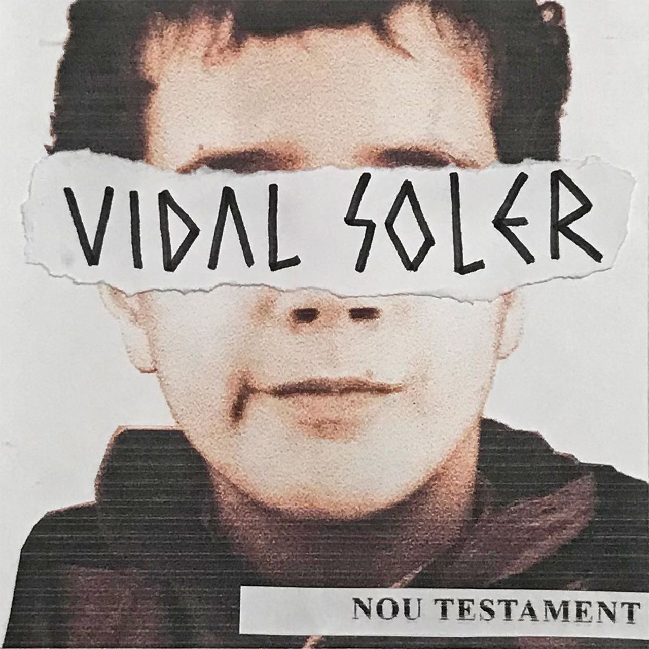 caratula de nou testament amb la cara del Vidal Soler